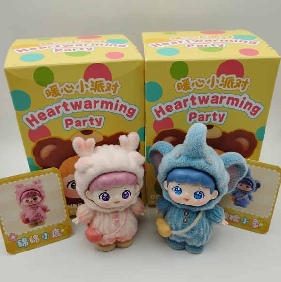 Labubu Accessories - 2 HeartWarming Party Figurines